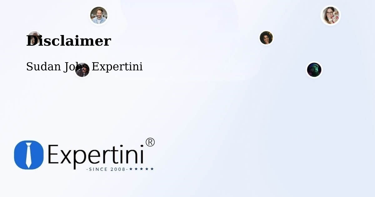 Disclaimer – Talodi - Sudan Jobs Expertini