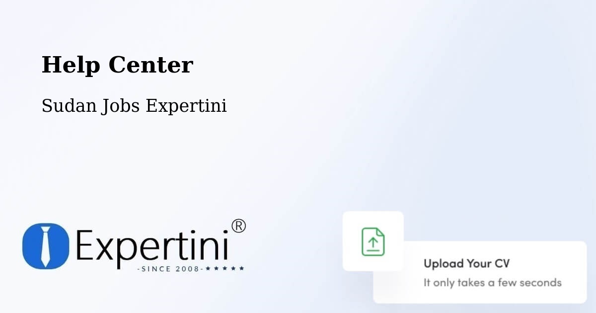 Help Center – Talodi - Sudan Jobs Expertini